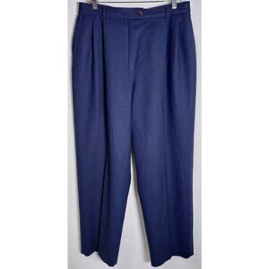 PENDLETON WOOLEN MILLS Pendleton Made in USA Virgin Wool Pants Blue Size 16